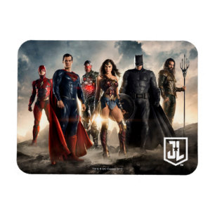 Justice League   Justice League auf dem Schlachtfe Magnet