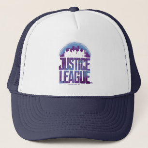 Justice League Justice League Stadt-Silhouette Truckerkappe