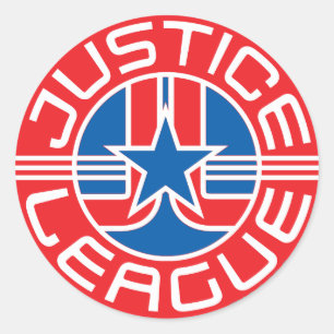 Justice League-Logo Runder Aufkleber