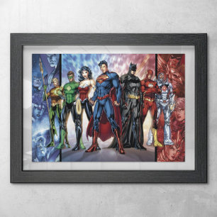Justice League New 52 Justice League Besetzung Poster