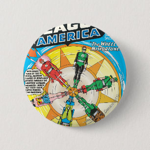 Justice League of America Ausgabe #6 - Sept. Button