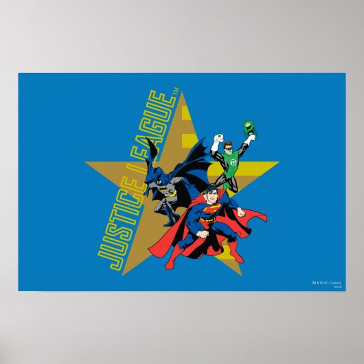 Justice League Star Heroes Poster (Vorne)