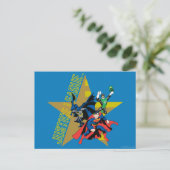 Justice League Star Heroes Postkarte (Stehend Vorderseite)