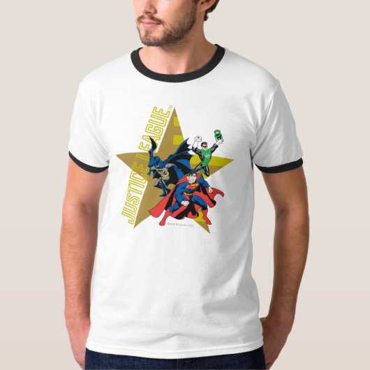 Justice League Star Heroes T-Shirt (Vorderseite)