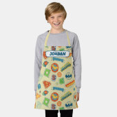 Justice League Super Hero Badge Pattern Schürze (Getragen)