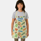 Justice League Super Hero Badge Pattern Schürze (Insitu)