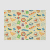 Justice League Super Hero Badge Pattern Seidenpapier (Vorderseite)