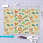 Justice League Super Hero Badge Pattern Seidenpapier (Handwerk)