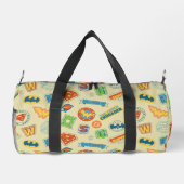 Justice League Superhelden-Abzeichen-Muster Duffle Bag (Rückseite)