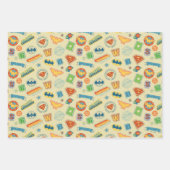 Justice League Superhelden-Abzeichen-Muster Geschenkpapier Set (Vorderseite 3)