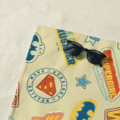 Justice League Superhelden-Abzeichen-Muster Strandtuch (Beispiel)