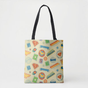 Justice League Superhelden-Abzeichen-Muster Tasche