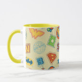 Justice League Superhelden-Abzeichen-Muster Tasse (Links)