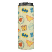 Justice League Superhelden-Abzeichen-Muster Thermosbecher (Rückseite)