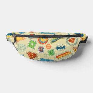 Justice League Superhelden-Abzeichenmuster Bauchtasche