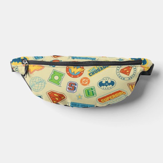 Justice League Superhelden-Abzeichenmuster Bauchtasche (Ablage )