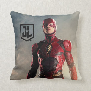 Justice League   The Flash auf dem Schlachtfeld Kissen