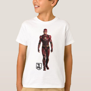 Justice League The Flash auf dem Schlachtfeld T-Shirt