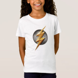 Justice League The Flash Metallischer Blitzsymbo T-Shirt