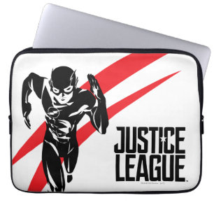 Justice League   The Flash Running Noir Pop Art Laptopschutzhülle