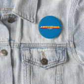 Justice League Thin Name und Schild-Logo Button (Beispiel)