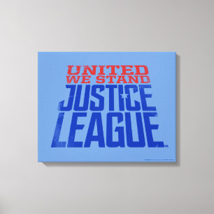 Justice League   United We Stand Grafik Leinwanddruck