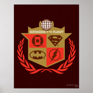 Justice League Verteidiger des Planeten Poster