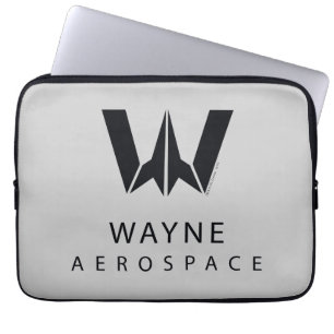 Justice League   Wayne Aerospace-Logo Laptopschutzhülle