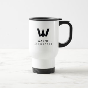 Justice League   Wayne Aerospace-Logo Reisebecher