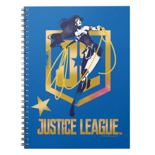 Justice League   Wonder Woman JL Logo Pop-Art Notizblock