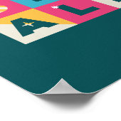 Justice League Wonder Woman "Sleigh All Day" Poster (Ecke)