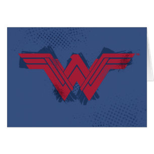 Justice League Wonder Woman Symbol mit Pinselstr