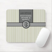 Justice Pinstripes Pattern Law Office Mousepad (Mit Mouse)