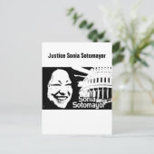 Justice Sotomayor Postkarte (Stehend Vorderseite)