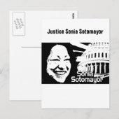 Justice Sotomayor Postkarte (Vorne/Hinten)