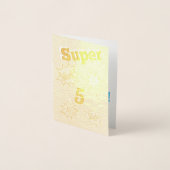 Justice Superhero Foto Vorlage Geburtstag 2 Einlad (Vorderseite)