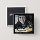 #JusticeForD Knopf Button (Vorne & Hinten)