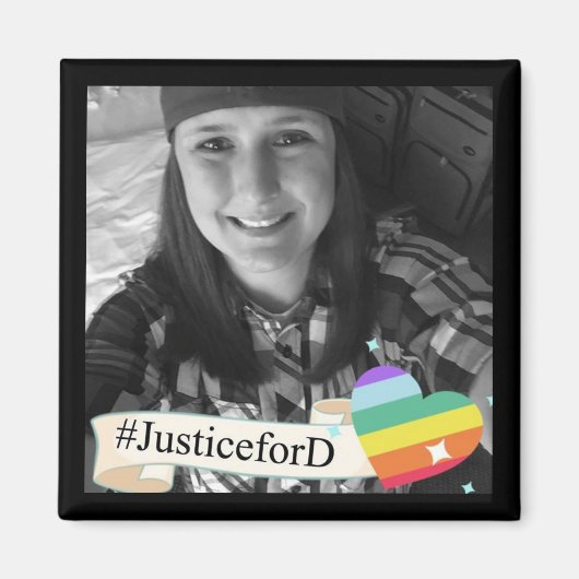 #JusticeForD Magnet (Vorne)