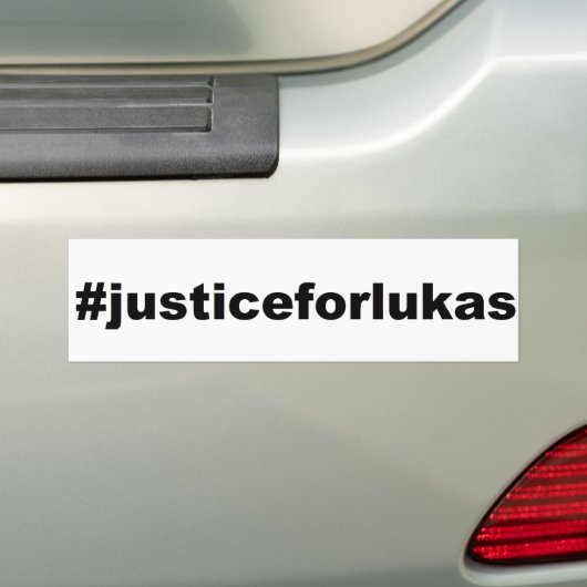 #justiceforlukas autoaufkleber (Auf Auto)