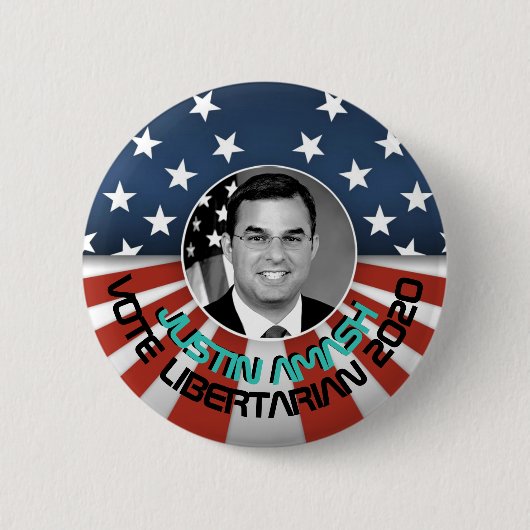 Justin Amash 2020 Button (Vorderseite)