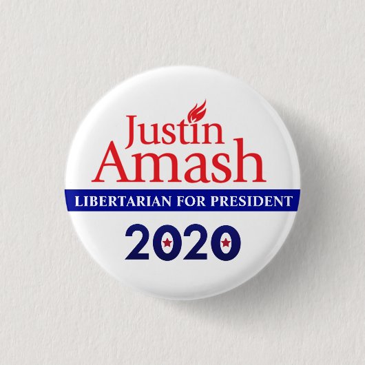 Justin Amash 2020 Button (Vorderseite)