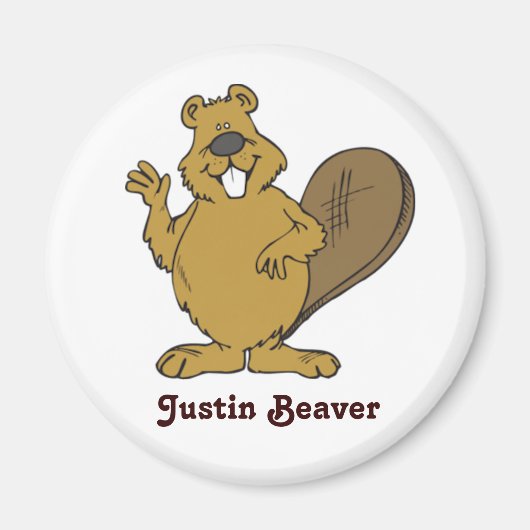 Justin Beaver Magnet (Vorne)