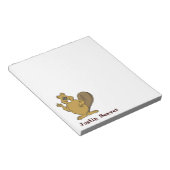 Justin Beaver Notepad Notizblock (angewinkelt)