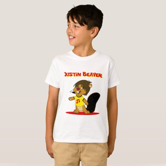 Justin-Biber T-Shirt (Vorne ganz)