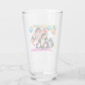 Justin Bieber Trinkgeschirr Glas (Rückseite)