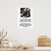 Justin Dart Zitat 1 Poster (Küche)