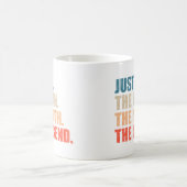 Justin der Mann der Mythos die Legende Kaffeetasse (Mittel)