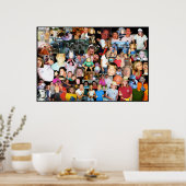 Justin Family Collage Poster (Küche)