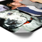 Justin Family Collage Poster (Ecke)