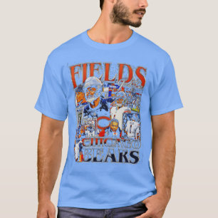 Justin Fields Chicago Vintage Bootleg Mädchen T-Shirt